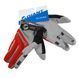 Велоперчатки Giant Gloves M серо красные полнопалые фото 1