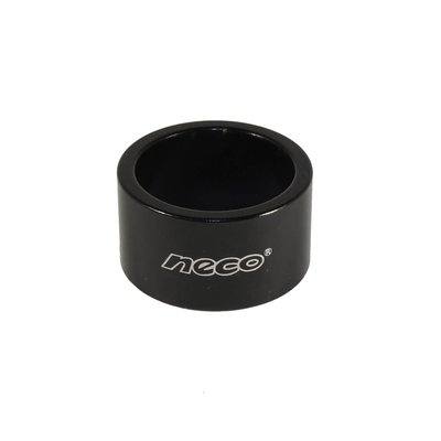 Проставочное кольцо на шток вилки Neco 20 мм черное фото