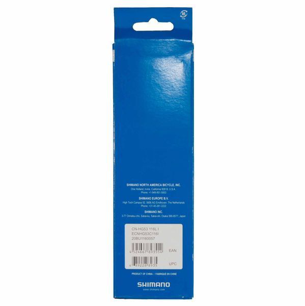 Цепь для велосипеда Shimano 9 скоростей 116 звеньев CN-HG53 фото