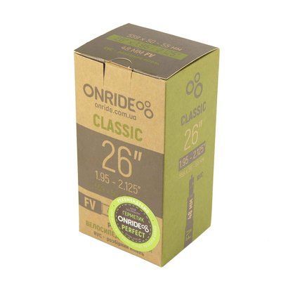 Камера для велосипеда 26x1.95-2.125 Onride | Разборной вентиль FV 48 RVC фото