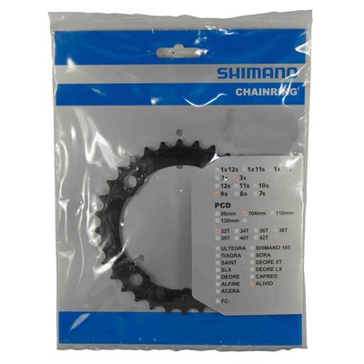 Передня зірка на велосипед Shimano FC-M430-8 | 32T L фото