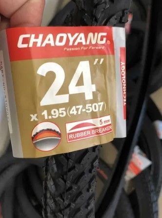 Велосипедна покришка CHAOYANG 24x1.95 Шип з антипрокольним шаром 5 мм фото