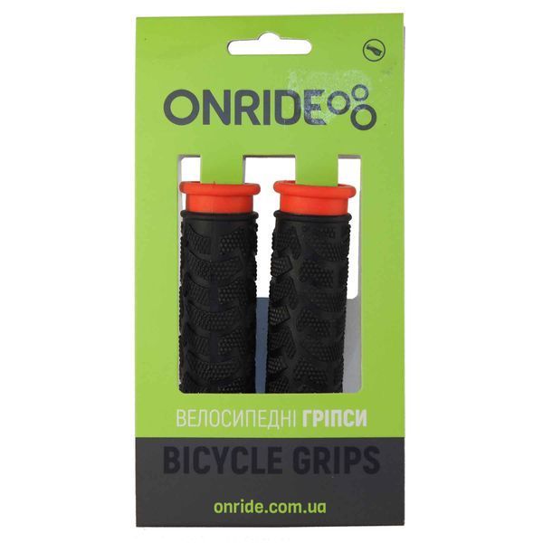Грипсы ONRIDE SimpleGrip красно-черные фото